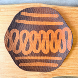 Wooden Serving Bowl - Hand-Carved - Large