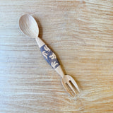 Serving Fork / Spoon - Hand-Carved - Medium