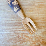Serving Fork / Spoon - Hand-Carved - Medium
