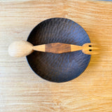 Serving Fork / Spoon - Hand-Carved - Medium
