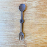 Serving Fork / Spoon - Hand-Carved - Medium
