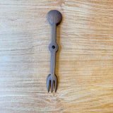 Serving Fork / Spoon - Hand-Carved - Medium