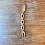 Serving Fork / Spoon - Hand-Carved - Medium