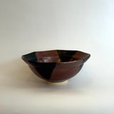 Chequered Bowl - Iron Red & Matte Black - Medium • May25 • TH0502