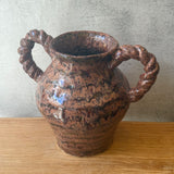 Vase - Urn-Shaped, Handled - Ruby Speckle - Large