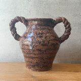 Vase - Urn-Shaped, Handled - Ruby Speckle - Large