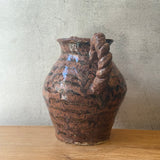 Vase - Urn-Shaped, Handled - Ruby Speckle - Large