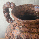Vase - Urn-Shaped, Handled - Ruby Speckle - Large
