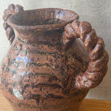 Vase - Urn-Shaped, Handled - Ruby Speckle - Large
