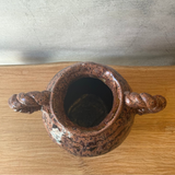 Vase - Urn-Shaped, Handled - Ruby Speckle - Large