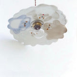"Bears & Dog" Pendant Light in Porcelain & Brass