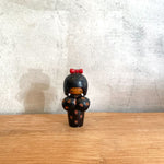 Vintage Kokeshi #108 - "Red Bow" (Smaller)