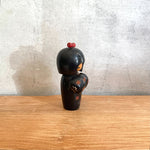 Vintage Kokeshi #109 - "Red Bow" (Larger)
