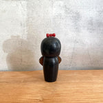Vintage Kokeshi #109 - "Red Bow" (Larger)