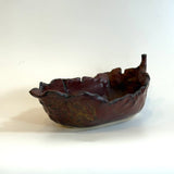 "Red Leaf" Bowl - Medium • May25 • TH0508