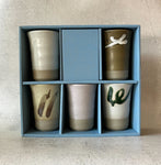 "Kogo" Ceramic 5 Tumbler Set (Boxed)