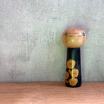 Vintage Kokeshi #091 - "Blue Ribbon"