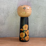 Vintage Kokeshi #091 - "Blue Ribbon"