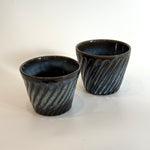 Tea Set - Matte Black Teapot & 2 Cups • May25 • TH0707