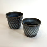 Tea Set - Matte Black Teapot & 2 Cups • May25 • TH0707