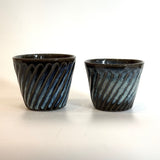 Tea Set - Matte Black Teapot & 2 Cups • May25 • TH0707