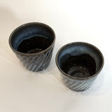Tea Set - Matte Black Teapot & 2 Cups • May25 • TH0707