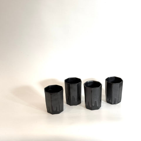 "Ash Kaki" Cups - Faceted • May25 • TH0801