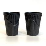 Matte Black Cups - Fluted - Narrow • May25 • TH0803