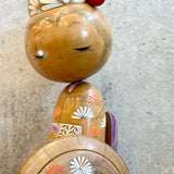 Vintage Kokeshi #096 - "Geisha w/ Wagasa"