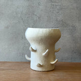 "Artichoke in White" Vase - Small