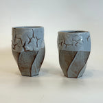 "Shino" Cups - Twist Faceted • May25 • TH0804
