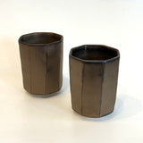 "Gold Lustre" Cups - Faceted • May25 • TH0805