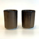 "Gold Lustre" Cups - Faceted • May25 • TH0805