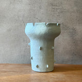 "Cactus in Pale Blue" Vase - Medium