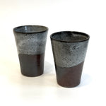 "Straw White / Iron Red" Cups - Flared • May25 • TH0807