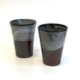 "Straw White / Iron Red" Cups - Flared • May25 • TH0807