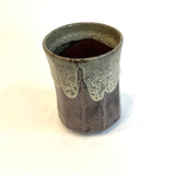 "Shirahagi on Tenmoku" Cups - Faceted • May25 • TH0809