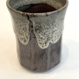"Shirahagi on Tenmoku" Cups - Faceted • May25 • TH0809
