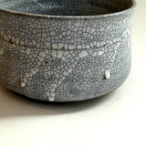 "White Crackle" Chawan (Tea Bowls) • May25 • TH1002