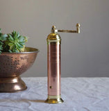 Greek Salt Mill - Handle - Copper & Brass