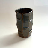 Cylinder Vase - Bamboo Faceted • May25 • TH1004