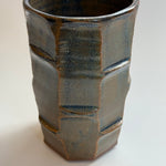 Cylinder Vase - Bamboo Faceted • May25 • TH1004