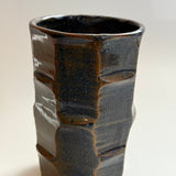 Cylinder Vase - Bamboo Faceted • May25 • TH1004