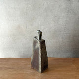 Angular Bottle Vase - Wood Fired - Small