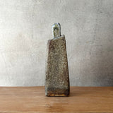 Angular Bottle Vase - Wood Fired - Small