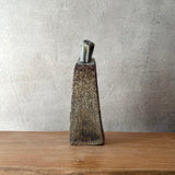 Angular Bottle Vase - Wood Fired - Small