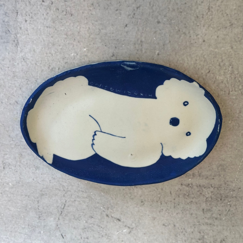 Blue & White Platter - Koala • Oct24