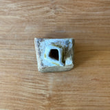 Angular Bottle Vase - Wood Fired - Small