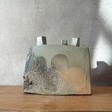Angular Bottle Vase - Wood Fired - Wide