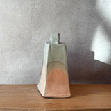 Angular Bottle Vase - Wood Fired - Wide